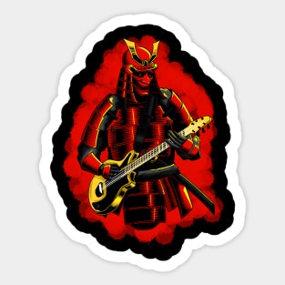 Samurai Guitarist Sticker